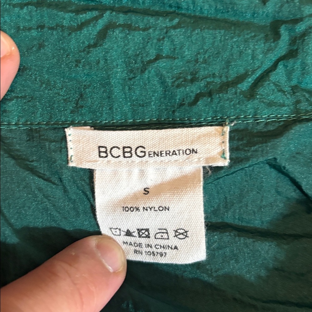 BCBGeneration Teal and Black Jacket - Picture 8 of 8